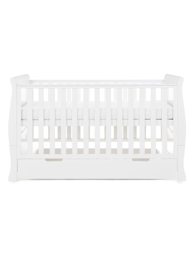 Obaby White Stamford Classic 2 Piece Nursery Furniture Set - Image 7 of 7