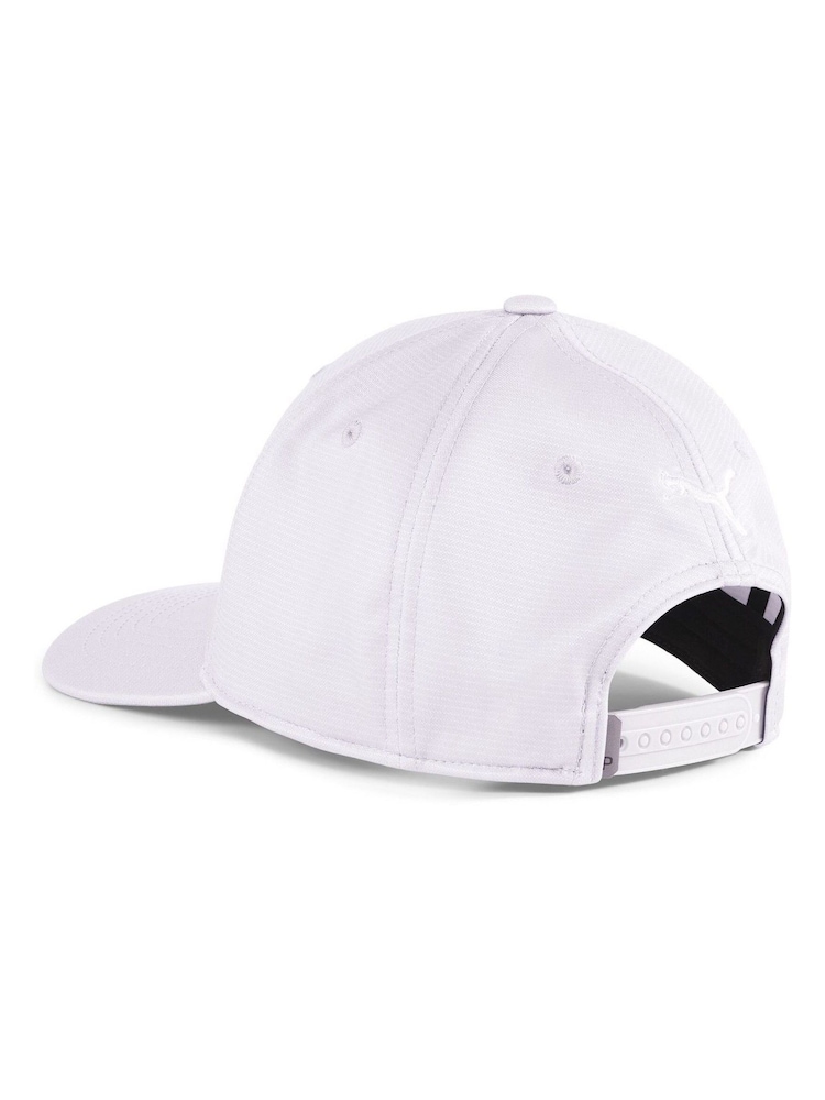 Puma White Mens P Golf Cap - Image 2 of 2
