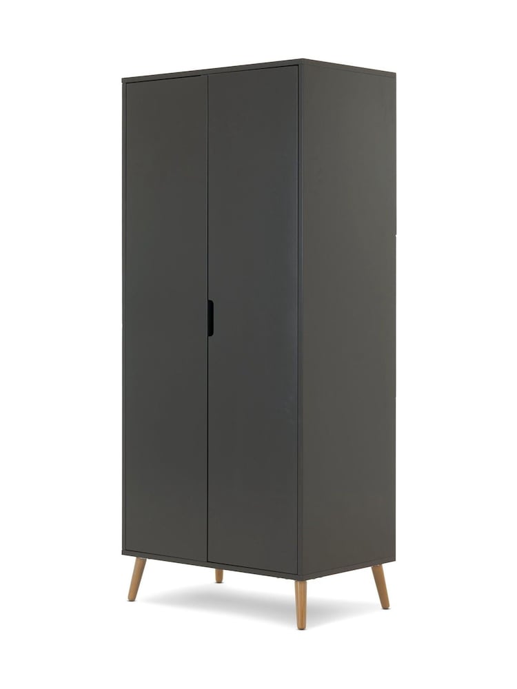 Obaby Slate with Natural Maya Nursery Double Wardrobe - Image 2 of 4
