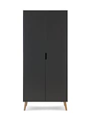 Obaby Slate with Natural Maya Nursery Double Wardrobe - Image 3 of 4