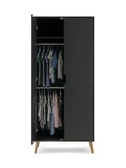 Obaby Slate with Natural Maya Nursery Double Wardrobe - Image 4 of 4