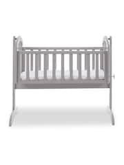 Obaby Warm Grey Sophie Nursery Crib and Foam Mattress - Image 2 of 2