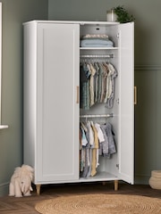 Obaby White Orla Nursery Double Wardrobe - Image 2 of 5