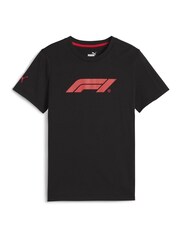 Puma Black Boys F1® Essential Motorsport T-Shirt - Image 1 of 2