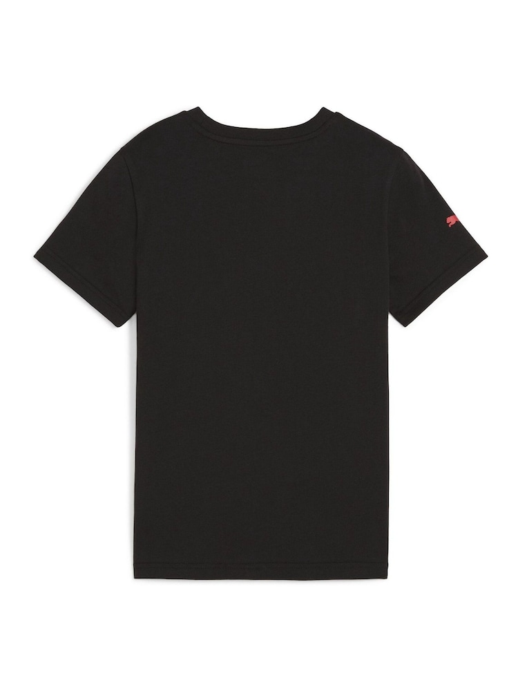 Puma Black Boys F1® Essential Motorsport T-Shirt - Image 2 of 2