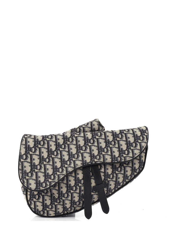 Christian Dior Blue Homme Saddle Cross-Body Bag - Image 1 of 7