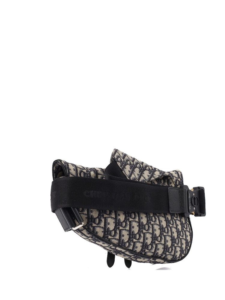 Christian Dior Blue Homme Saddle Cross-Body Bag - Image 2 of 7