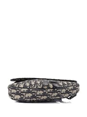 Christian Dior Blue Homme Saddle Cross-Body Bag - Image 4 of 7
