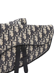 Christian Dior Blue Homme Saddle Cross-Body Bag - Image 5 of 7