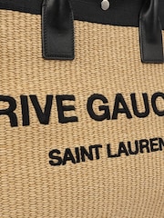 Saint Laurent Natural Rive Gauche Tote - Image 6 of 8