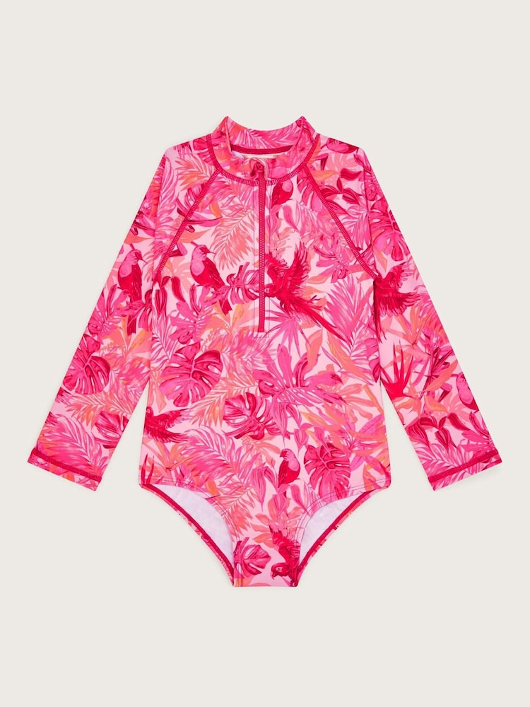 Monsoon Birds Of Paradise UPF50 Long Sleeve Swimsuit - Imagen 1 de 3