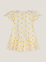 Monsoon Natural Baby Zaria Daisy Lace Swing Dress - Image 2 of 2