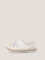 Monsoon Natural Flower Stripe Clogs - Image 2 of 3