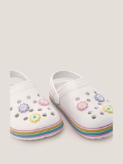Monsoon Natural Flower Stripe Clogs - Image 3 of 3