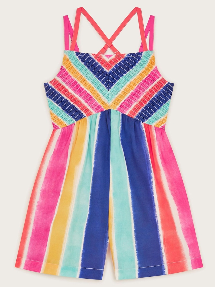 Monsoon Strappy Stripe Playsuit - صورة 2 من 4