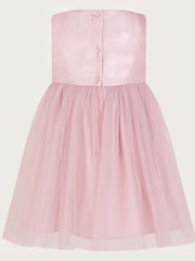Monsoon Pink Baby Annabelle Flower Bodice Tulle Dress - Image 3 of 4