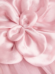 Monsoon Pink Baby Annabelle Flower Bodice Tulle Dress - Image 4 of 4