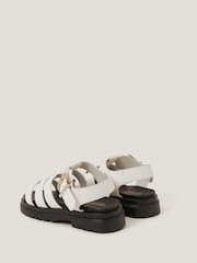 Monsoon White Chunky Platform Sandals - Image 3 of 3