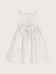 Monsoon White Baby Orelia Sequin Satin Dress - Image 2 of 3