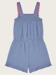 Monsoon Embroidered Jersey Playsuit - صورة 2 من 3