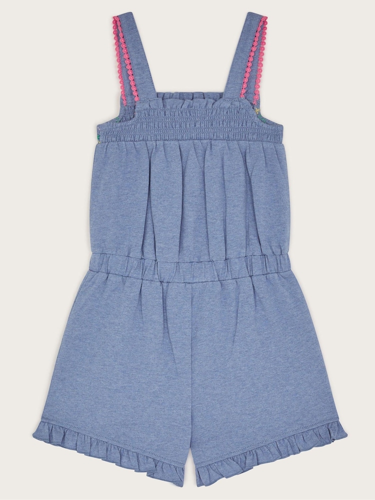 Monsoon Embroidered Jersey Playsuit - صورة 2 من 3