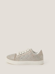 Monsoon Iridescent Diamante Trainers - Imagen 1 de 3