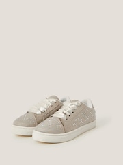Monsoon Iridescent Diamante Trainers - Imagen 2 de 3