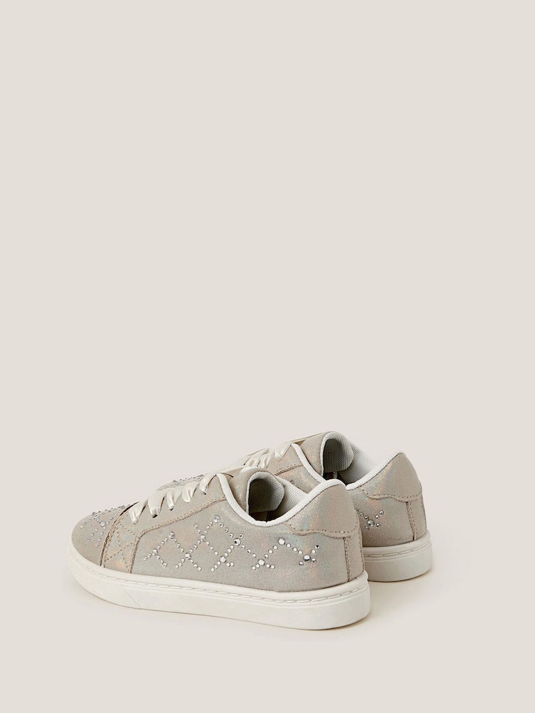 Monsoon Iridescent Diamante Trainers - Imagen 3 de 3 Monsoon Iridescent Diamante Trainers - Imagen 3 de 3