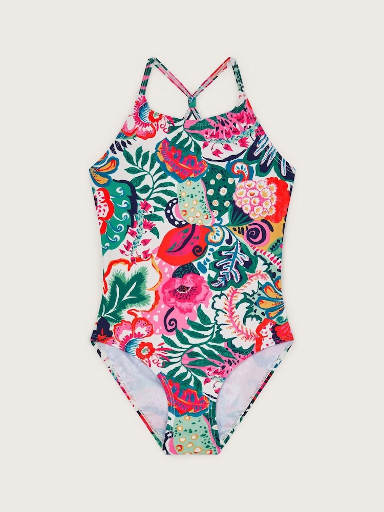 Monsoon Tropical Print Swimsuit - Imagen 1 de 3