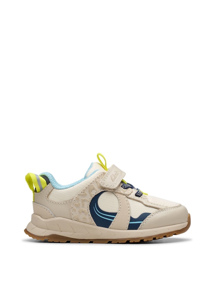Clarks Cotton Selva Hero Toddler Shoes - Imagen 1 de 7