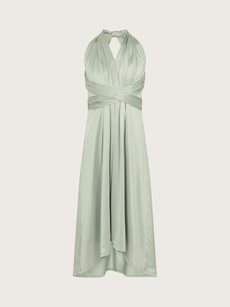 Verde - Vestido de graduación con diseño torcido Tia de Monsoon - Imagen 1 de 3 Verde - Vestido de graduación con diseño torcido Tia de Monsoon - Imagen 1 de 3