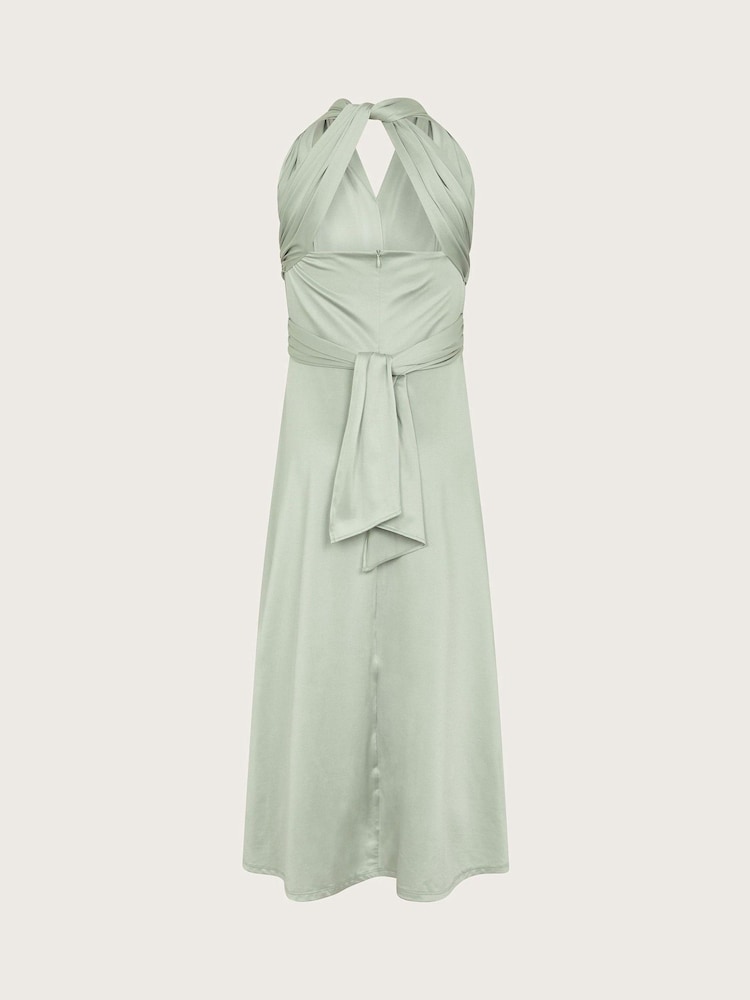 Monsoon Green Monsoon Tia Twist Prom Dress - Image 2 of 3