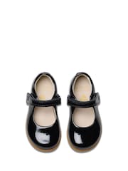 Clarks Black Dark Wide Fit (G) Drew Tap Toddler Shoes - Image 5 of 7