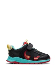 Clarks Black Selva Hero Toddler Shoes - Image 1 of 7