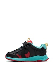 Clarks Black Selva Hero Toddler Shoes - Image 2 of 7