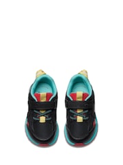 Clarks Black Selva Hero Toddler Shoes - Image 5 of 7