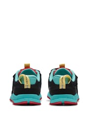Clarks Black Selva Hero Toddler Shoes - Image 6 of 7