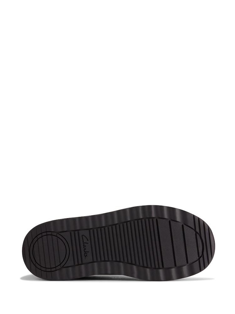 Clarks Black Leather Daze Step 2 Youth Shoes - Image 7 of 7