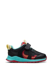 Clarks Black Selva Hero Toddler Shoes - Image 1 of 7