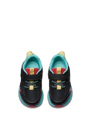 Clarks Black Selva Hero Toddler Shoes - Image 5 of 7