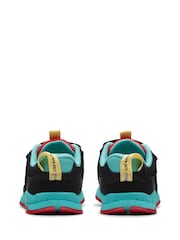 Clarks Black Selva Hero Toddler Shoes - Image 6 of 7