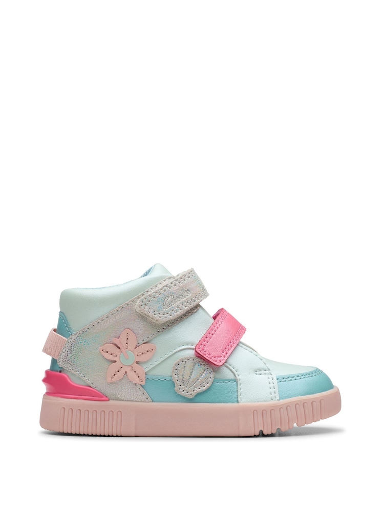 Clarks Blue Standard Fit (F) Oslo Play Toddler Boots - Image 1 of 7