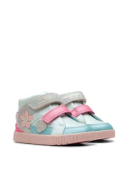Clarks Blue Standard Fit (F) Oslo Play Toddler Boots - Image 4 of 7