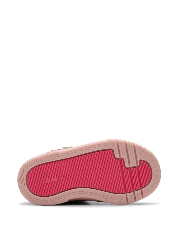 Clarks Blue Standard Fit (F) Oslo Play Toddler Boots - Image 7 of 7
