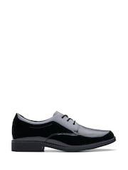 Clarks Patent Aubrie Dress Youth Shoes - Image 1 of 7