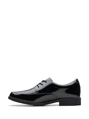 Clarks Patent Aubrie Dress Youth Shoes - Image 2 of 7