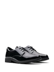 Clarks Patent Aubrie Dress Youth Shoes - Image 4 of 7