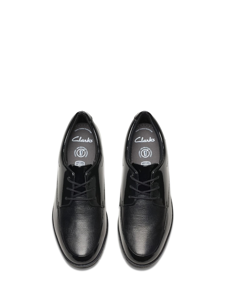 Clarks Patent Aubrie Dress Chaussures pour jeunes - Image 5 of 7