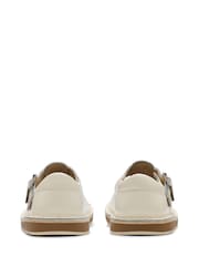 Clarks White Wide Fit (G) Patent Joyful Skip Toddler Shoes - Image 6 of 7