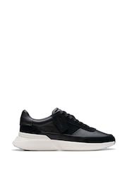 Clarks Black Leather Craft Pace Shoes - Image 1 of 7